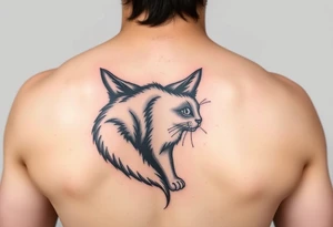 Black Cat tattoo idea