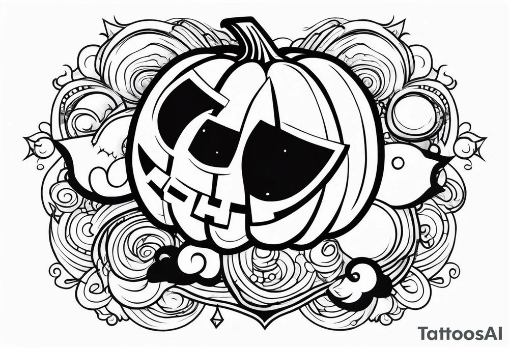 halloween tattoo idea