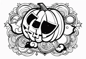 halloween tattoo idea