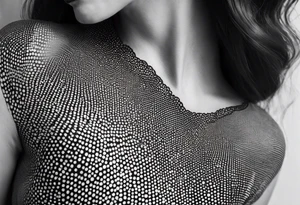lace tattoo idea