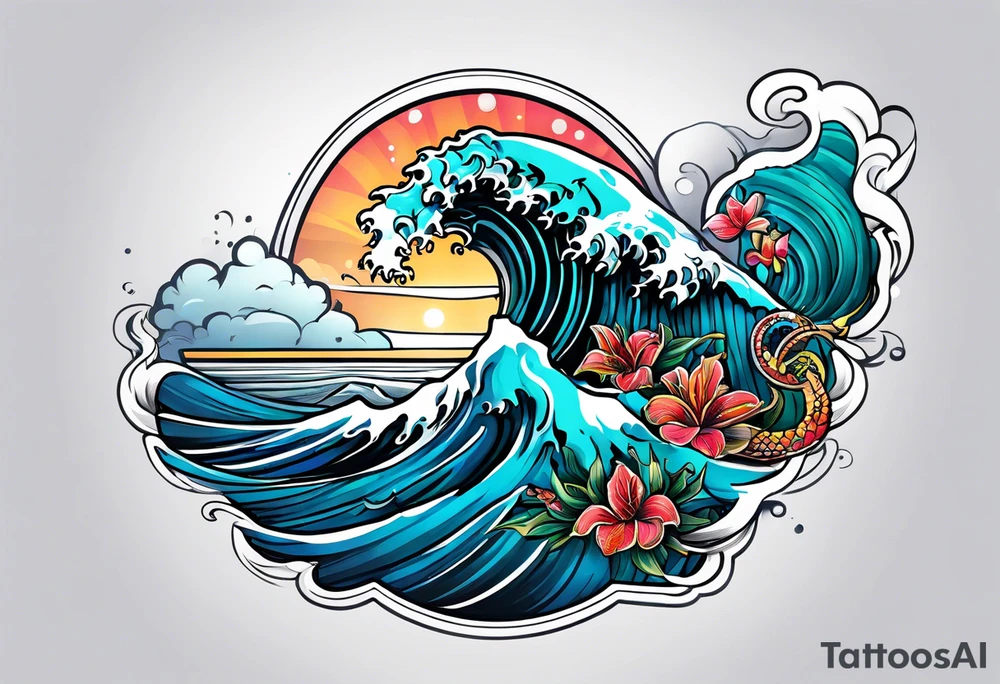 It takes an ocean not to break tattoo idea