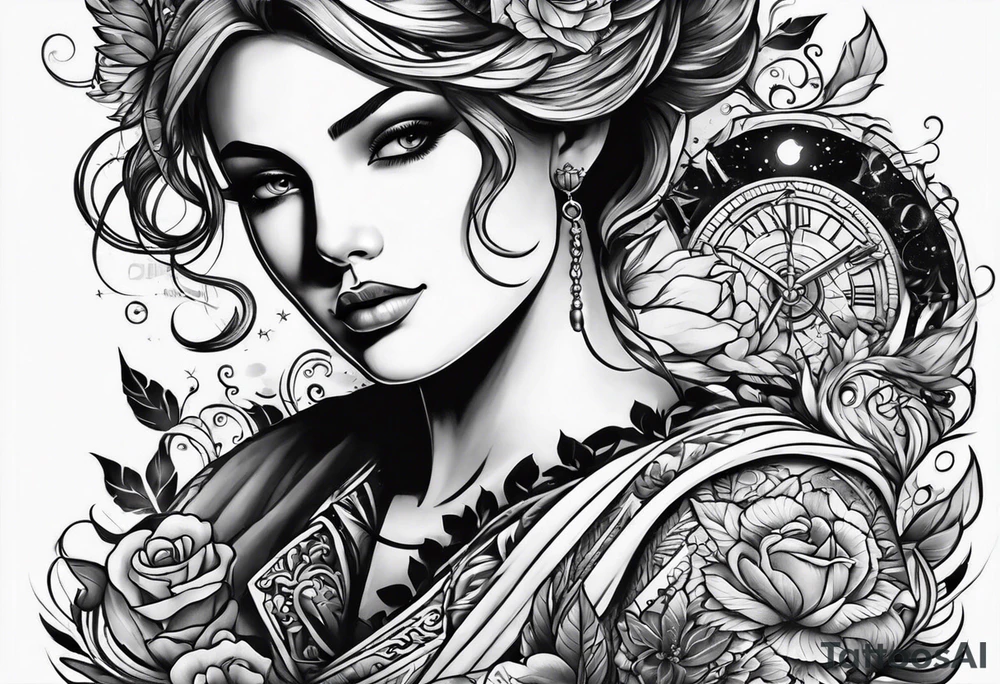 Book themed tattoo idea