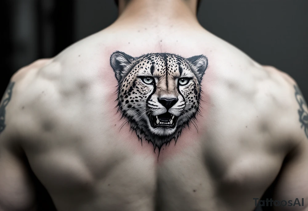 cheetah tattoo tattoo idea