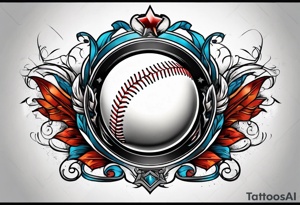 Baseball tattoo idea
