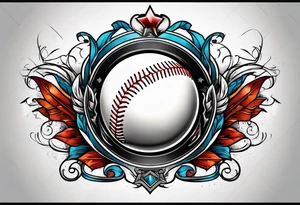 Baseball tattoo idea