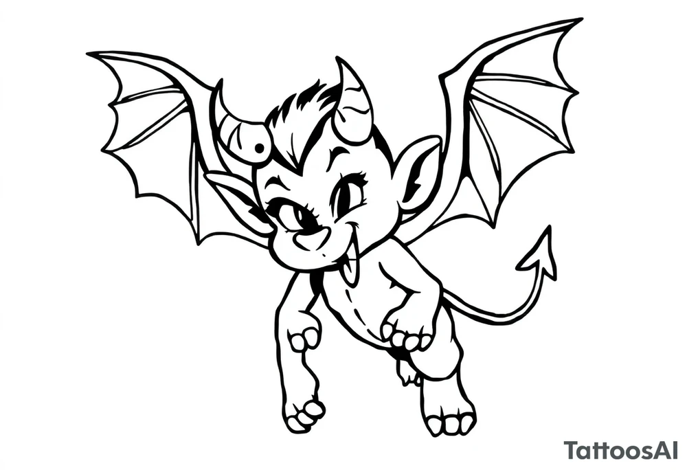 Devil tattoo idea