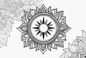 Filipino Sun tattoo idea