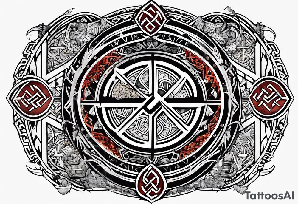 Viking runes tattoo idea