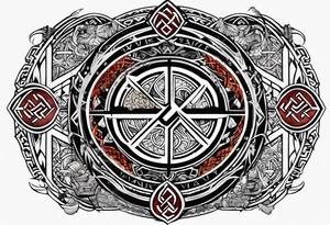 Viking runes tattoo idea
