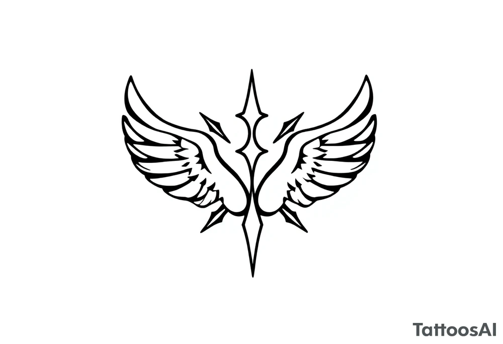 Symbol for complete surrender tattoo idea