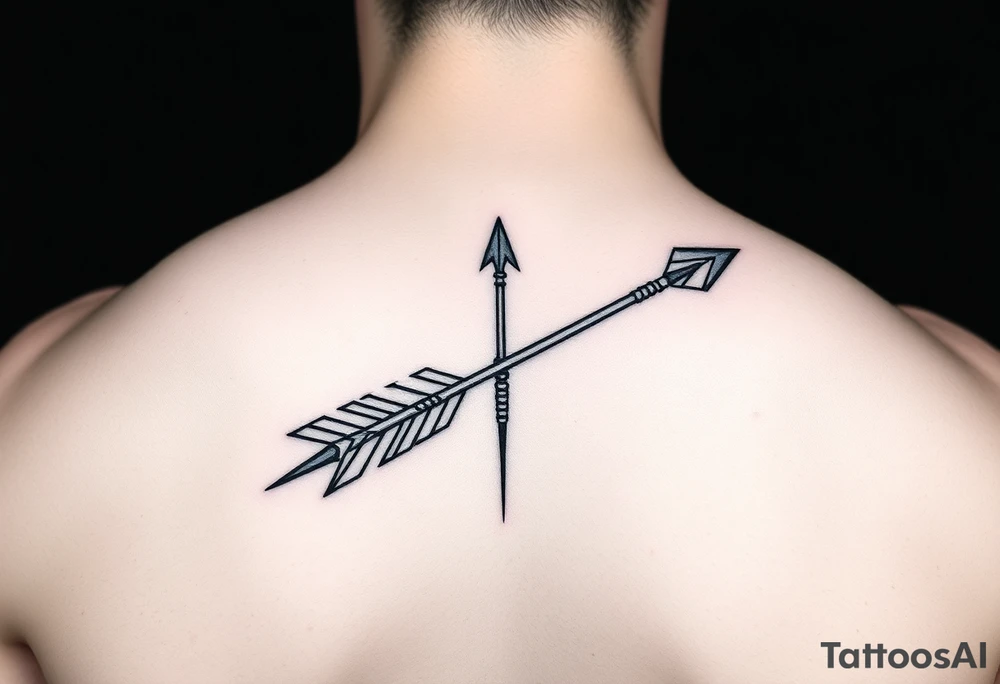 Aesthetic arrow tattoo idea