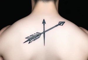 Aesthetic arrow tattoo idea