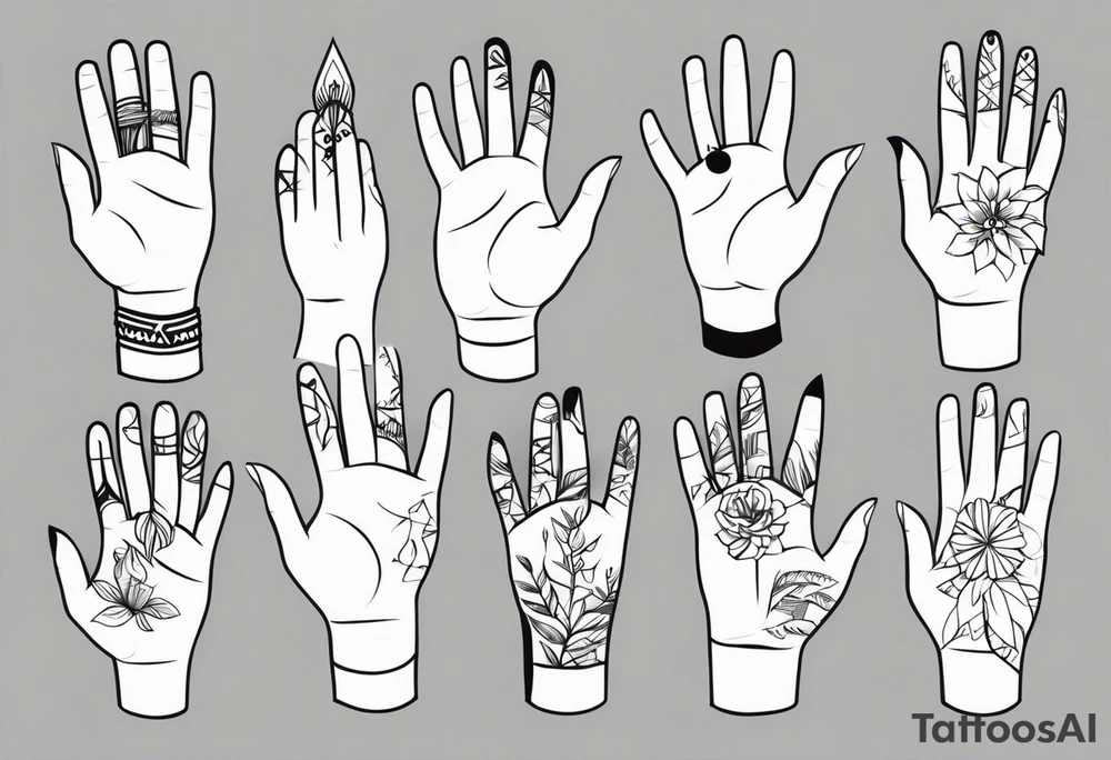hand tattoo tattoo idea
