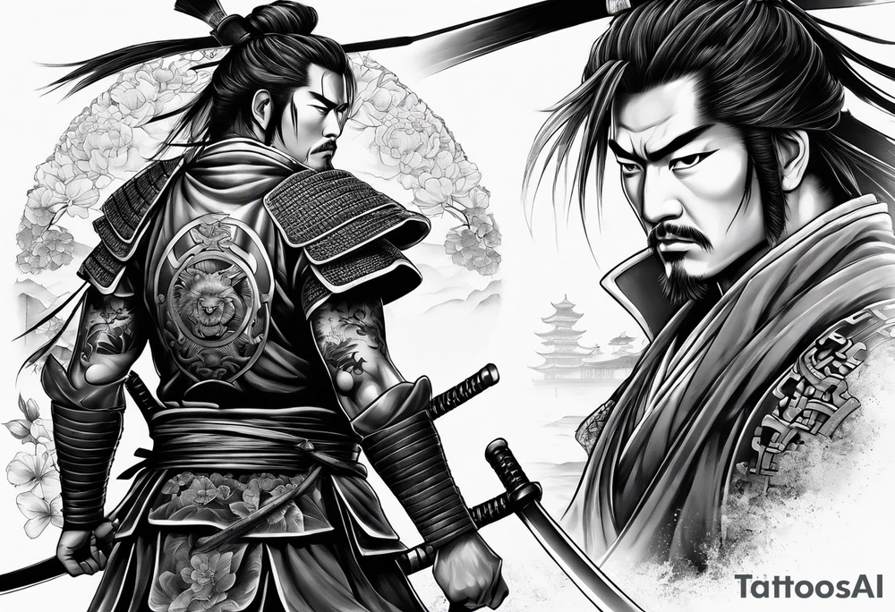 samurai tattoo idea