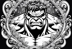Hulk tattoo idea