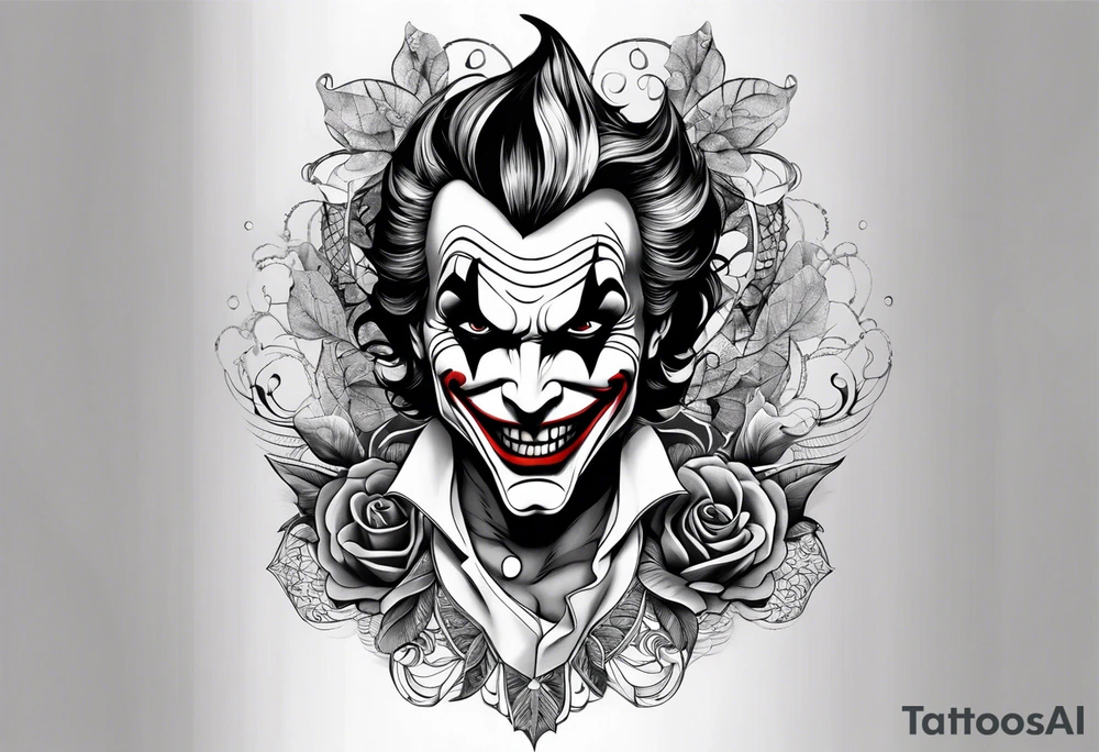outer forearm joker tattoo tattoo idea
