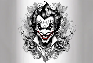 outer forearm joker tattoo tattoo idea