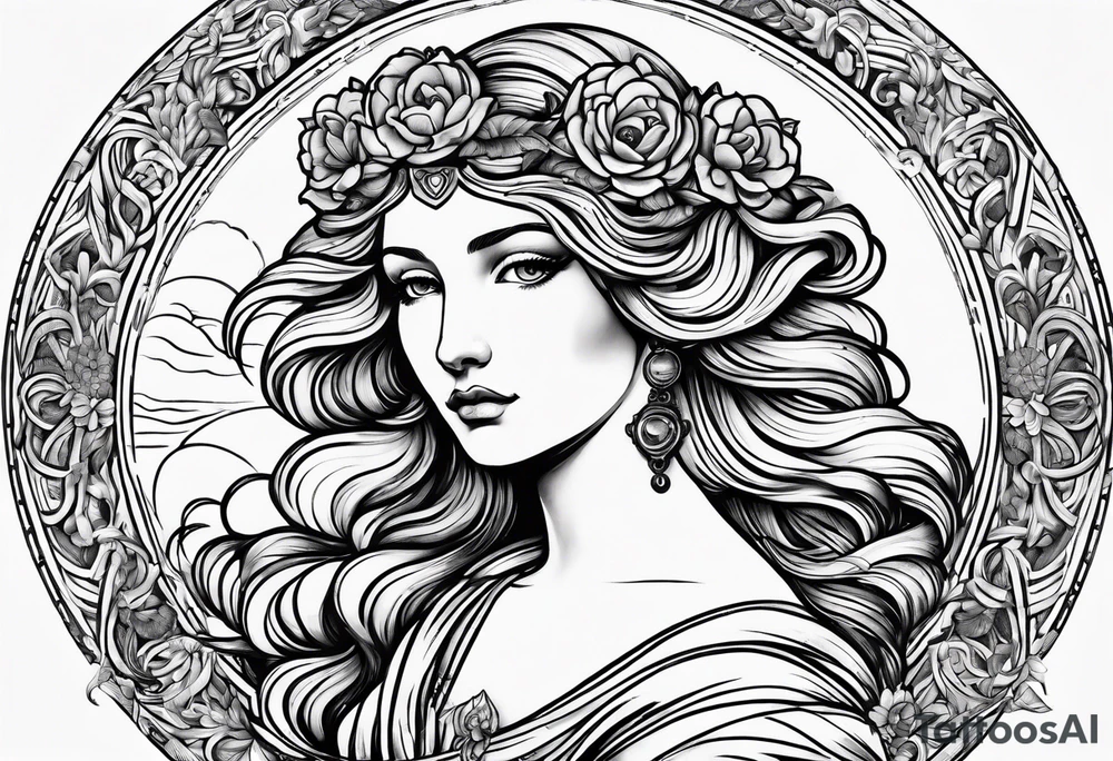 Venus the goddess tattoo idea