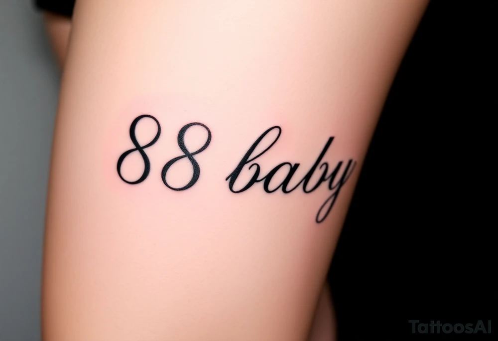 88
 baby tattoo idea
