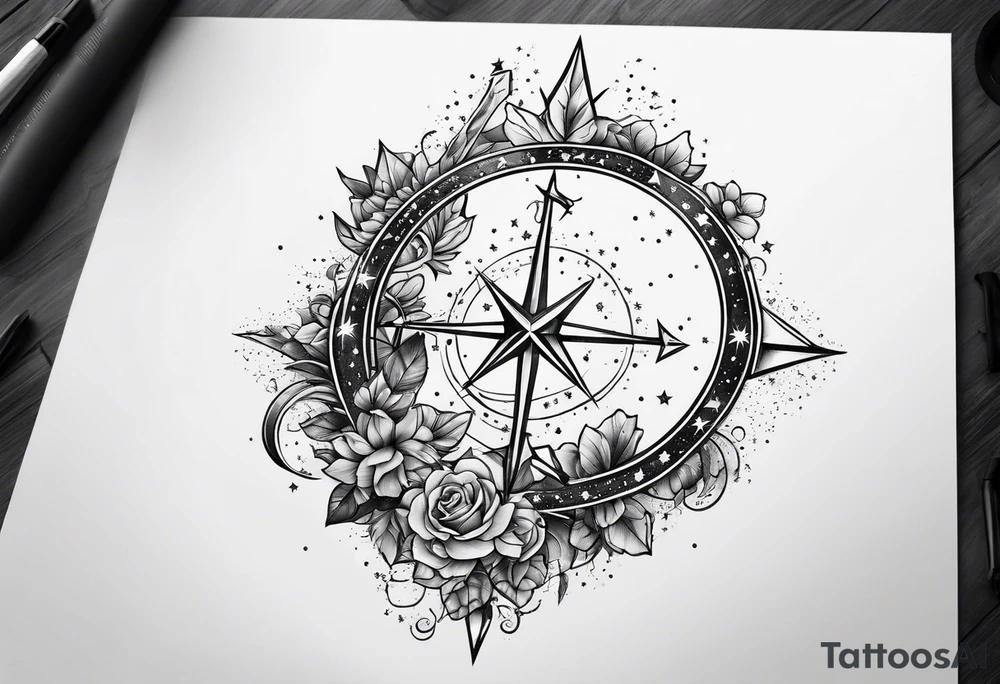 Sagittarius constellation tattoo idea