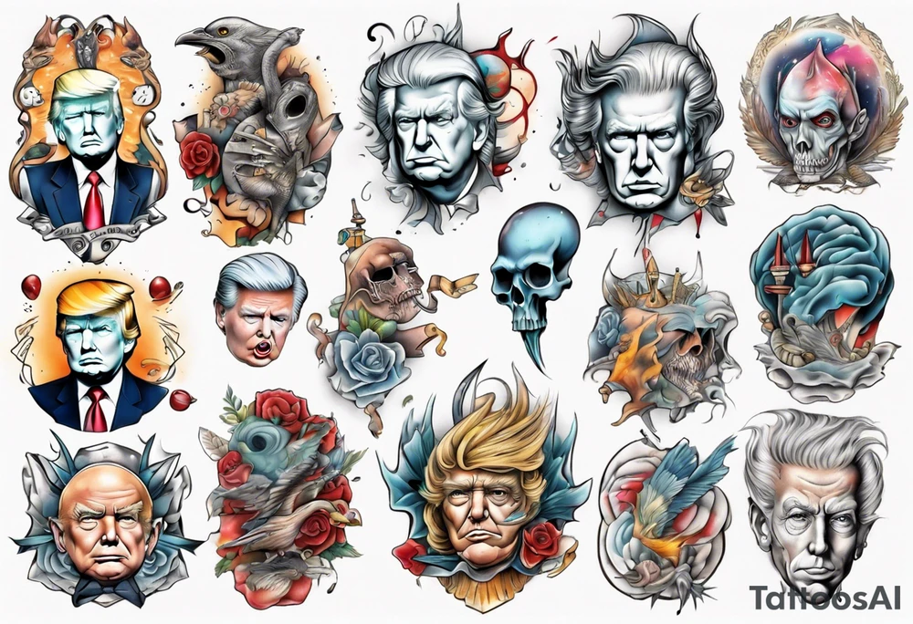 Donald Trump tattoo idea