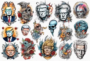 Donald Trump tattoo idea