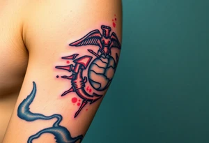Marine corps
Operation Iraqi freedom tattoo idea