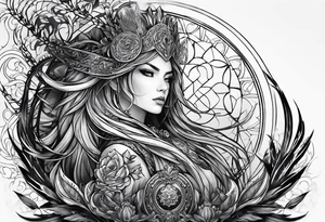 Ranni of Elden ring tattoo idea