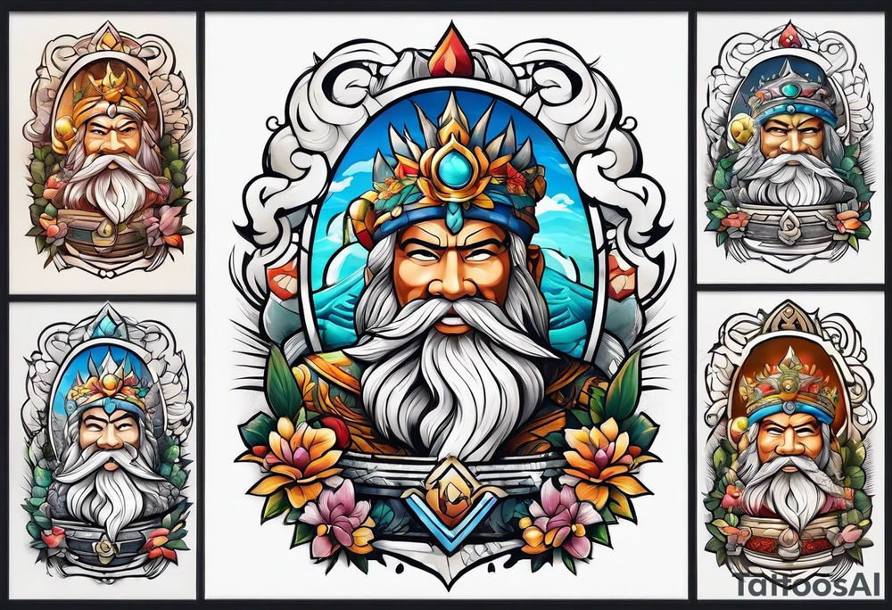 Kamehameha tattoo idea