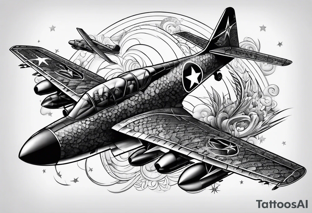 air strike tattoo idea