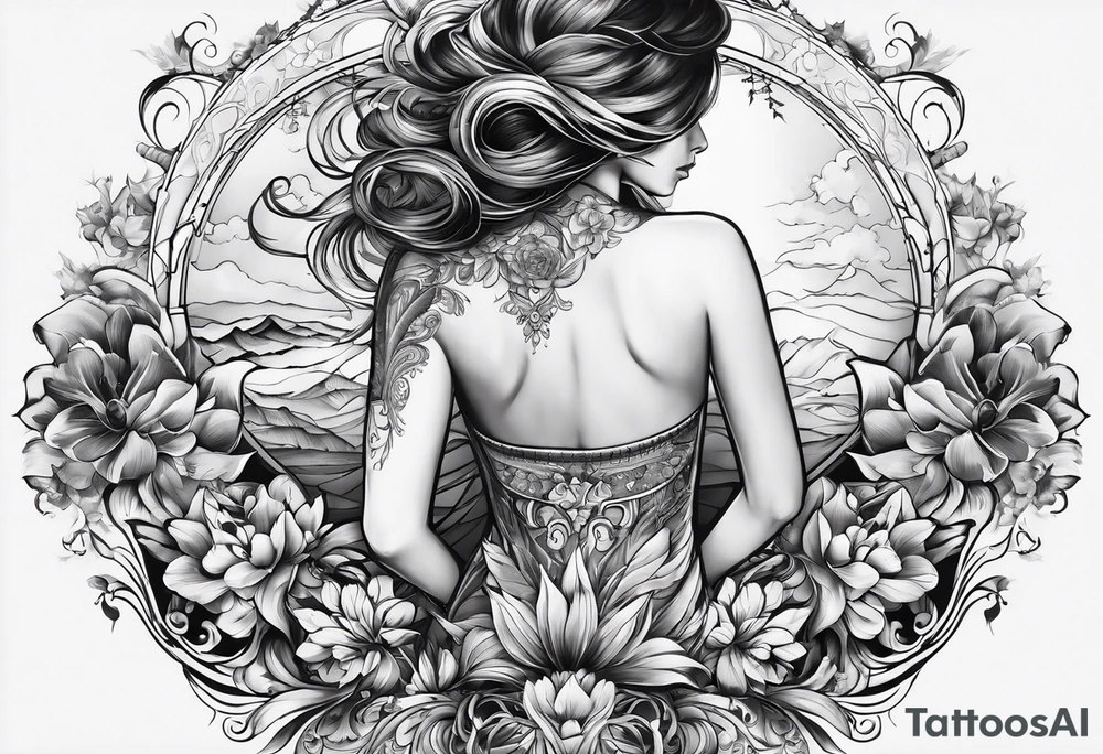 back tattoo covering the whole back tattoo idea