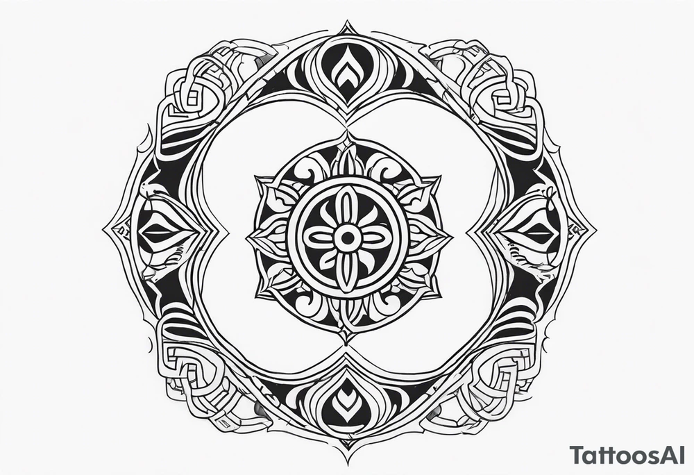 Love, source, abundance, Gemini symbol tattoo idea