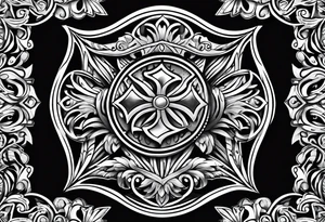 Firefighter Maltese cross tattoo idea