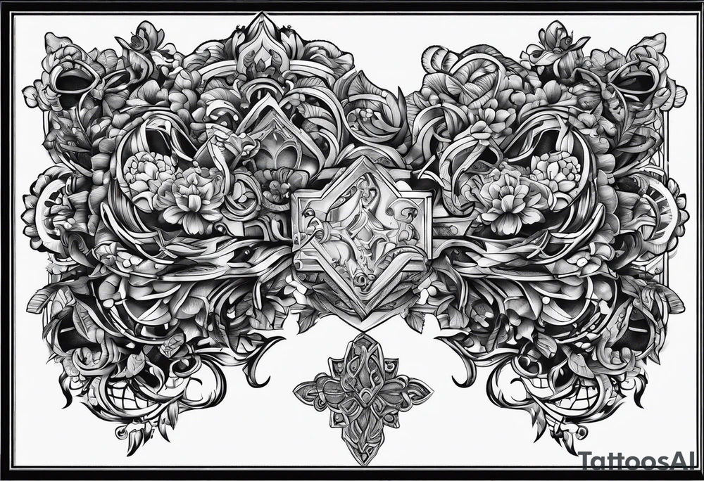 Circuit single jigsaw piece tattoo idea
