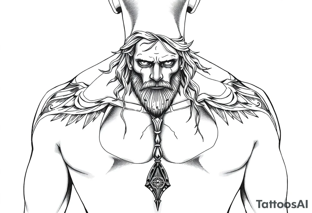vitruvian man tattoo idea