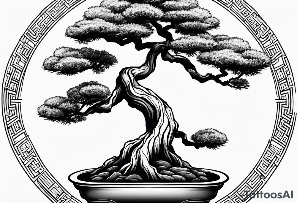 bonsai tree tattoo idea