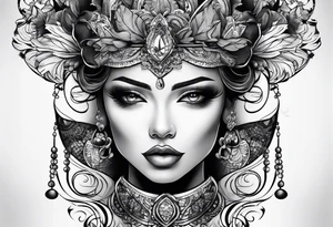 Lust as a person tattoo idea