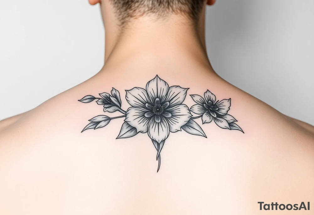 January December and July
 Birth Flower tattoo idea