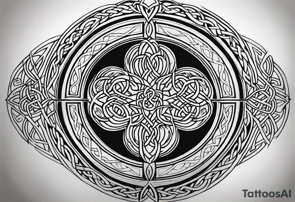 celtic circle tattoo idea