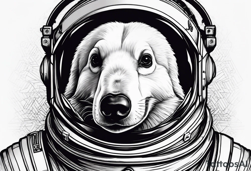 Pingouin astronaut tattoo idea