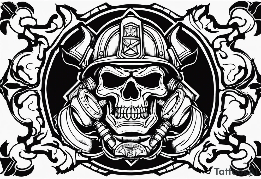 Hell firefighter tattoo idea