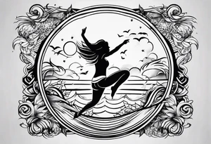 word "JUMP" tattoo idea