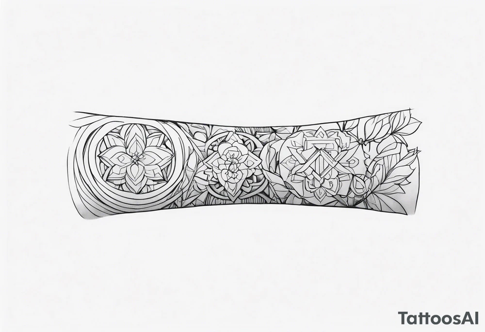 Long forearm wisdom tattoo tattoo idea