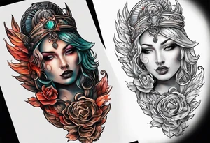 middle finger fuck you tattoo idea