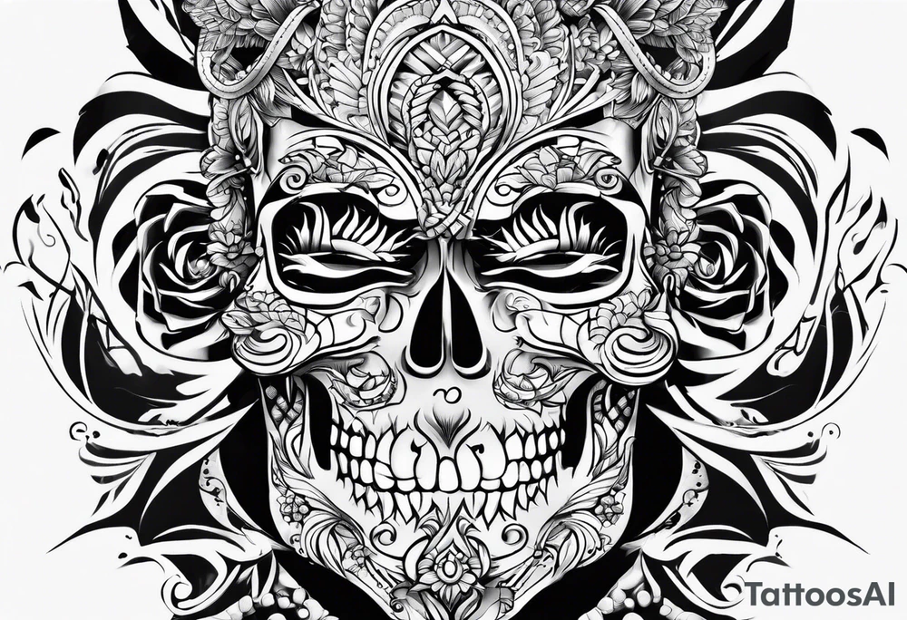 FEEL NO PAIN SHOW NO EMOTIONS tattoo idea