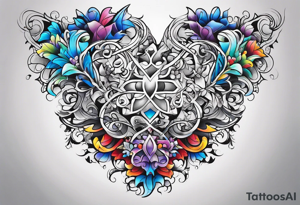 Autism puzzle tattoo idea