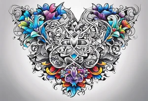 Autism puzzle tattoo idea