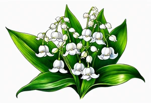 lily of the valley tattoo idea