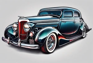 car tattoo idea