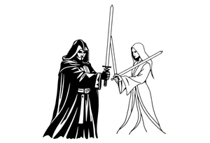 jedi vs sith tattoo idea